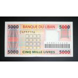 Lebanon 5000 Livres 2004 Unc