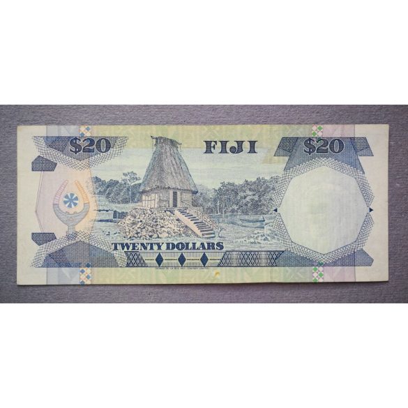 Fiji 20 Dollars 1992 UNC-