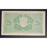Finland 5 Mark 1939 VF