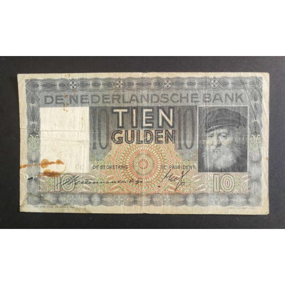 Hollandia 10 Gulden 1937 VG