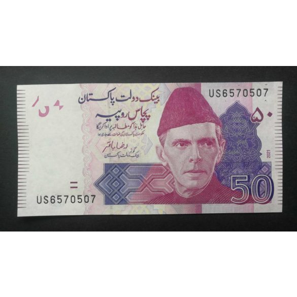 Pakisztán 50 Rupees 2021 Unc 