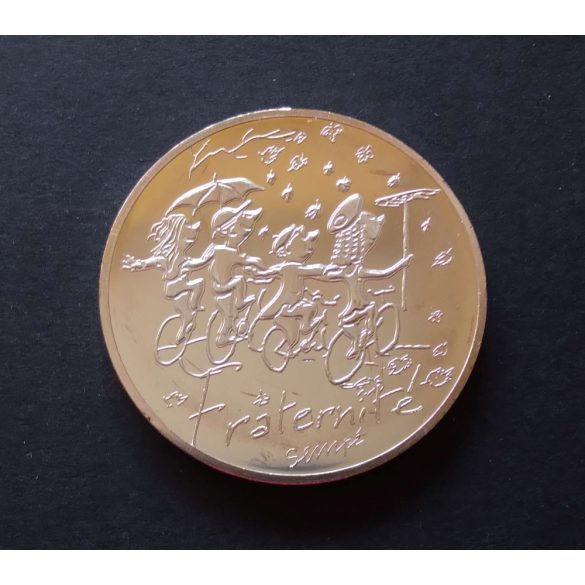 France 10 Euro 2014 Fraternité commemorative coin in decorative packaging