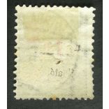 Hungary 1889 Letter, red cipher 1 Ft. perf 12:11 1/2 (Buda)pest Központ Távírda 7 (sz) used