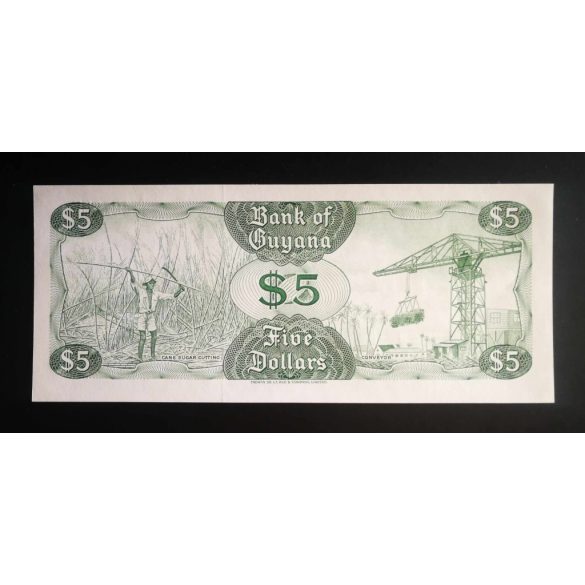 Guyana 5 Dollars 1992 UNC