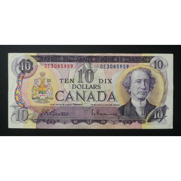 Canada 10 Dollars 1971 F+