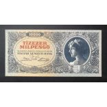 Hungary 10000 Milpengő 1946 XF