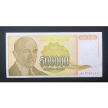 Yugoslavia 500000 Dinara 1994 Unc