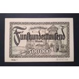 Germany 500000 Mark 1923 Unc Düsseldorf