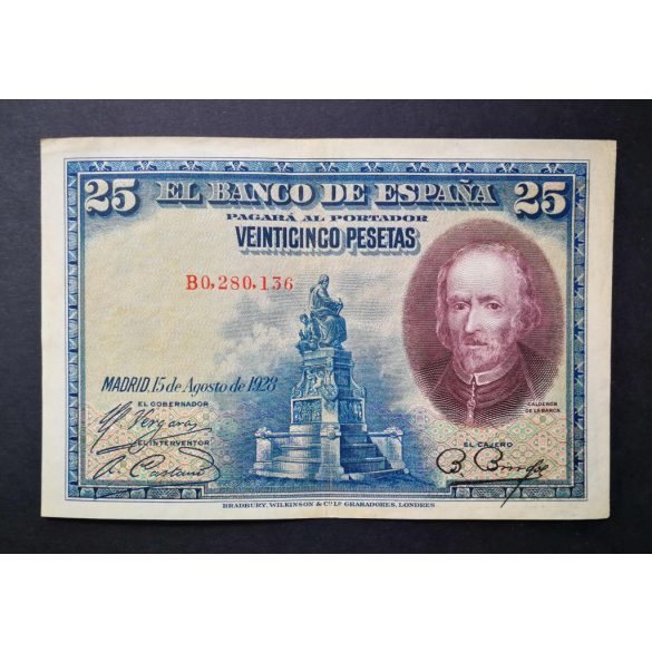Spain 25 Pesetas 1928 VF+