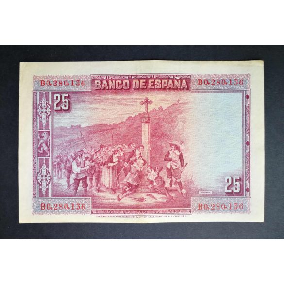 Spain 25 Pesetas 1928 VF+