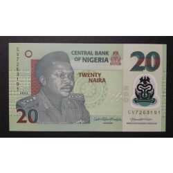 Nigeria 20 Naira 2022 UNC