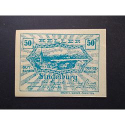 Austria 50 Heller Sindelburg 1920 aUnc+ 