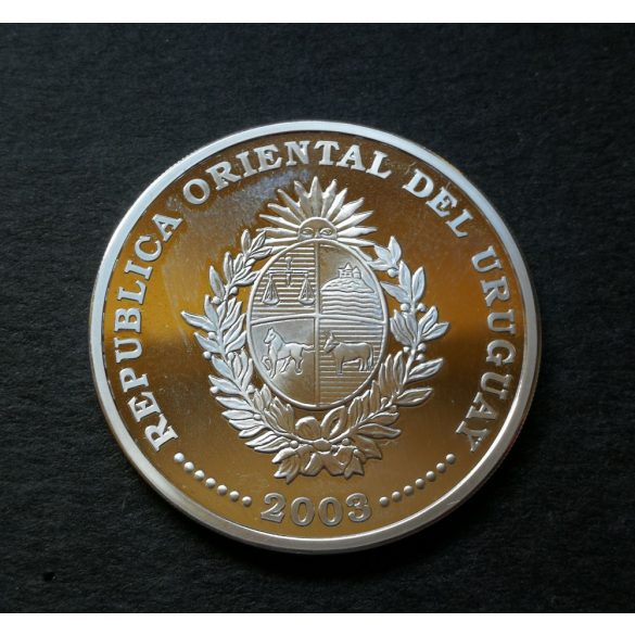 Uruguay 1000 Pesos 2003 silver PP - UNICEF, Commemorative coin