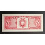 Ecuador 5 Sucres 1988 UNC