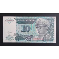 Zaire 10 Zaires 1993 UNC