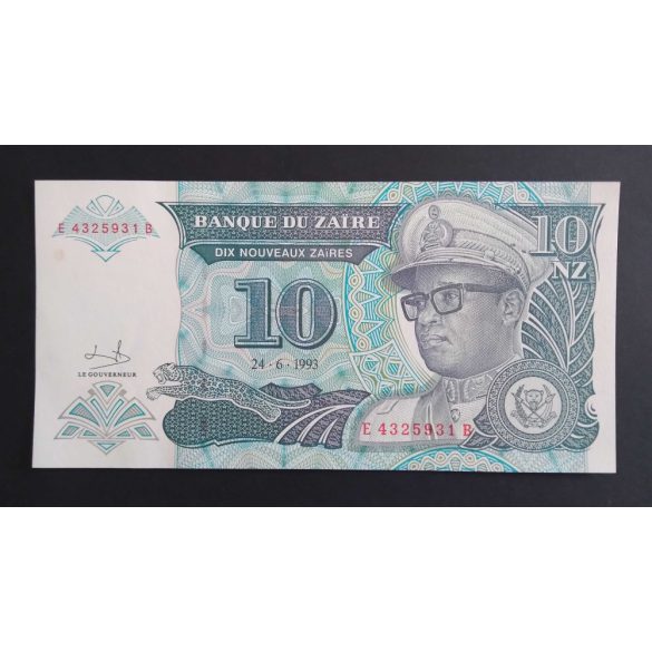 Zaire 10 Zaires 1993 UNC