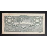 Malaysia 10 Dollars 1942 VF Japanese Occupation