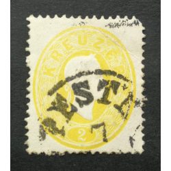   Magyarország 1861 Könyvnyomat dombornyomással 2 kr. PESTH A