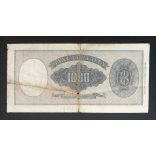 Italy 1000 Lire 1942 F-