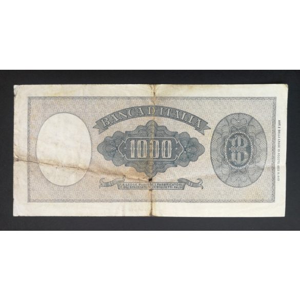 Italy 1000 Lire 1942 F-
