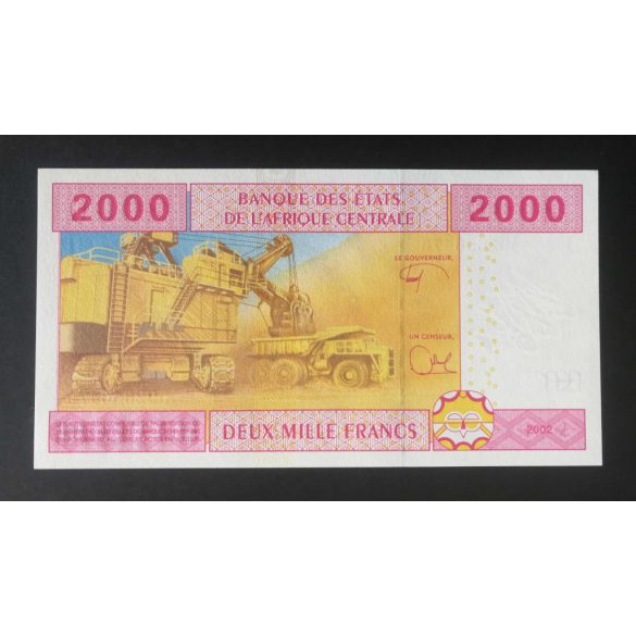 Közép-Afrikai Államok Kamerun 2000 Francs 2017 UNC