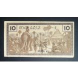 French Indochina 10 Cents 1939 VF