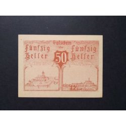 Austria 50 Heller 1920 Unc Wartberg