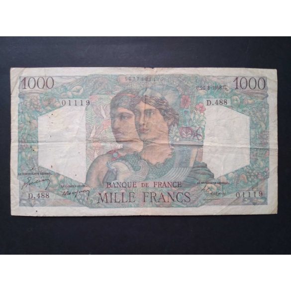 Franciaország 1000 Francs 1948 F-