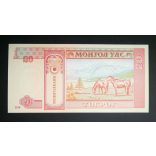 Mongólia 20 Tugrik 2018 Unc