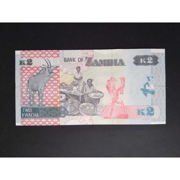 Zambia 2 Kwacha 2022 UNC