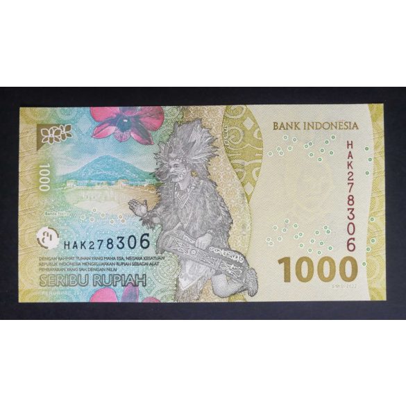 Indonesia 1000 Rupiah 2022 Unc