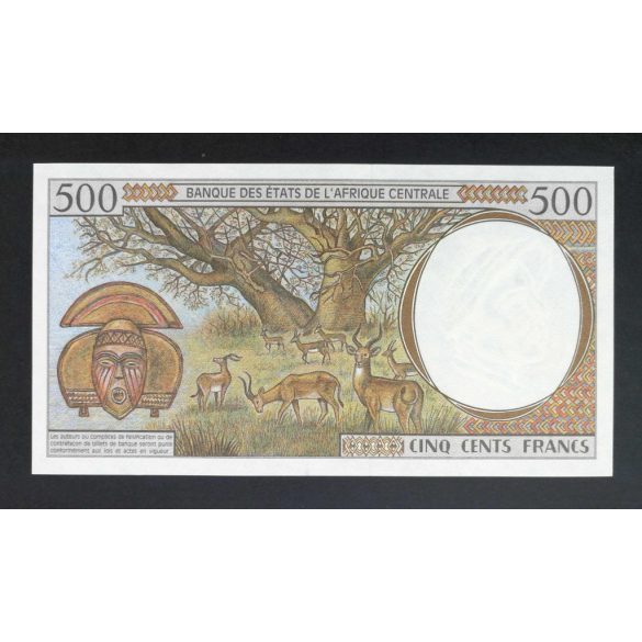 Közép-Afrikai Államok Gabon 500 Francs 1994 UNC