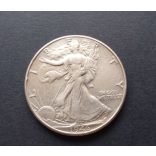 USA 1/2 Dollar 1946 silver