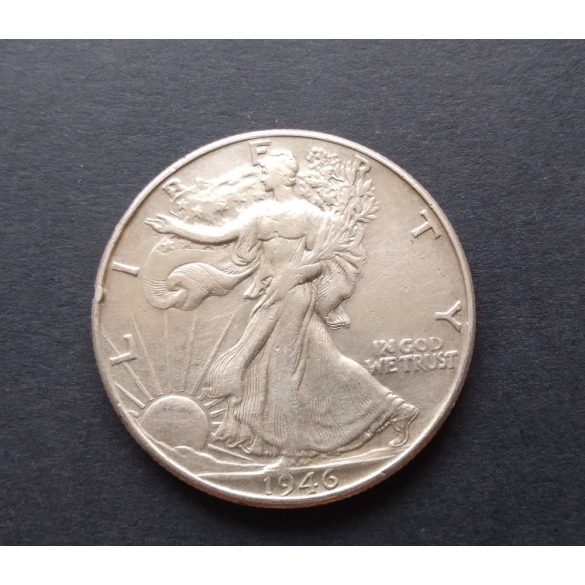 USA 1/2 Dollar 1946 ezüst