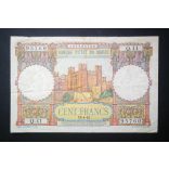 Morocco 100 Francs 1951 F