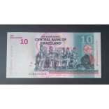Swaziland 10 Emalangeni 2015 UNC
