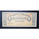 Mexikó 10 Pesos 1915 XF