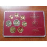 Németország 8 db-os forgalmi sor 2005 D UNC díszcsomagolásban 