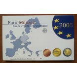 Németország 8 db-os forgalmi sor 2005 D UNC díszcsomagolásban 