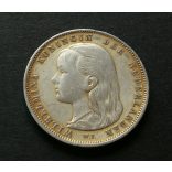 Hollandia 1 Gulden 1892 9,8 g ezüst