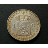 Hollandia 1 Gulden 1892 9,8 g ezüst