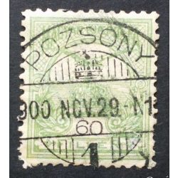 Hungary 1900 TURUL 60 F. perf. 12 : 11 3/4 POZSONY used