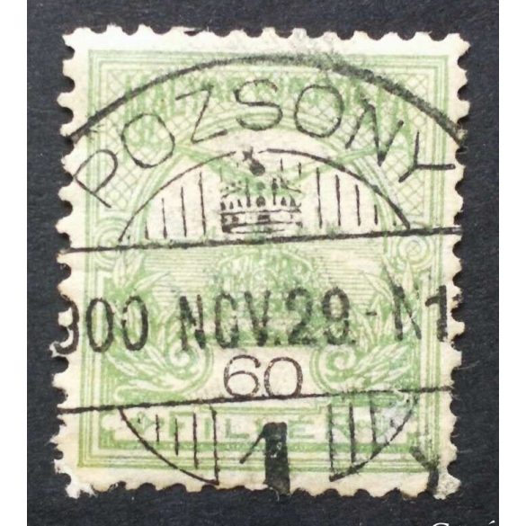 Hungary 1900 TURUL 60 F. perf. 12 : 11 3/4 POZSONY used
