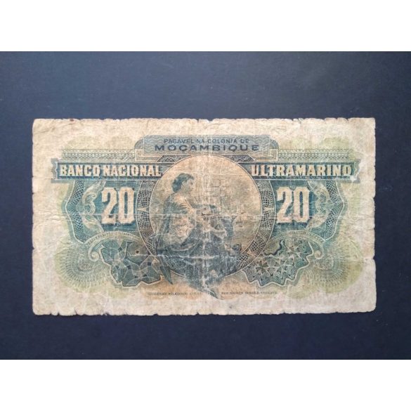 Mozambique 20 Escudos 1941 VG