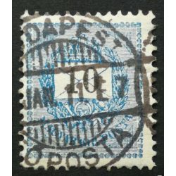   Hungary 1889 Letter, black cipher 10 kr. perf. 12:11 3/4 (Bu)dapest (F)őposta used