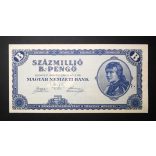 Hungary 100 million B.-Pengő 1946 aUNC+
