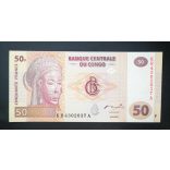 Congo 50 Francs 2007 Unc