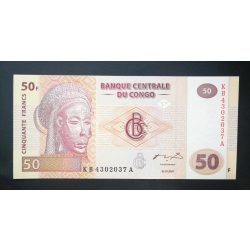 Congo 50 Francs 2007 Unc