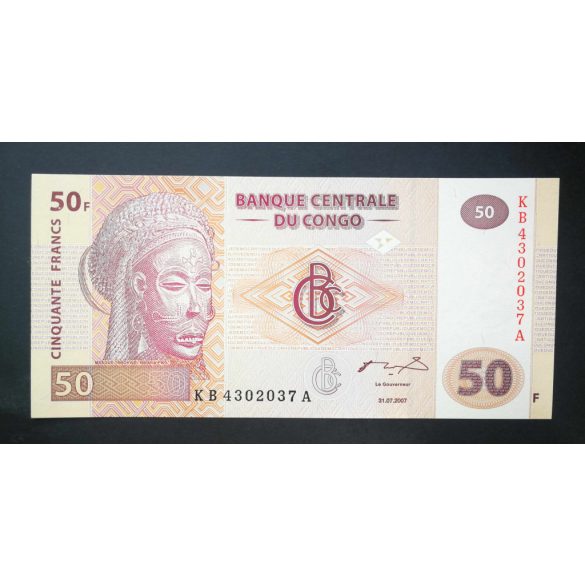 Congo 50 Francs 2007 Unc