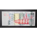 Bahamas 10 Dollars 2022 UNC